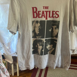 The Beatles Graphic Tour Shirt large